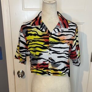 Ed Hardy Tiger Print Flashboard Shirt